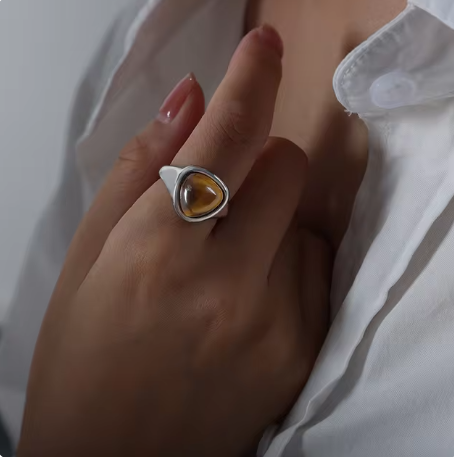 Aurora Crystal Statement Ring