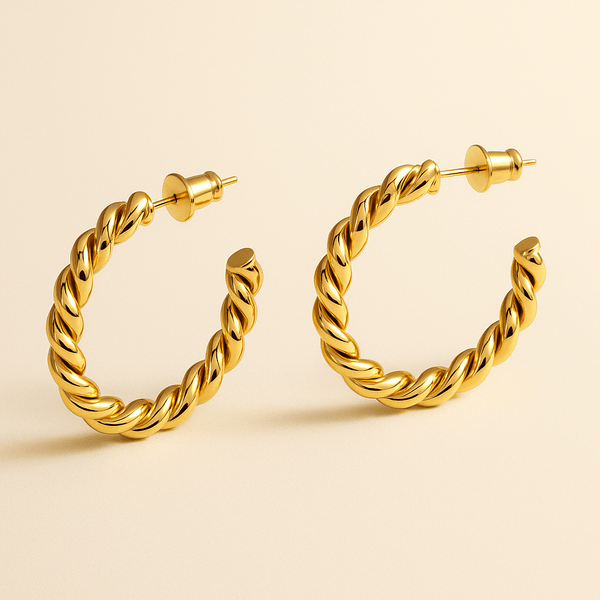 Croissant Hoop Earrings