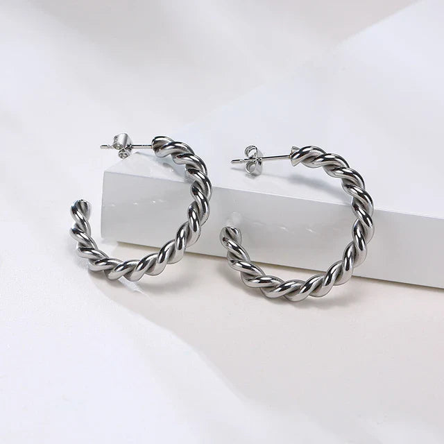 Croissant Hoop Earrings