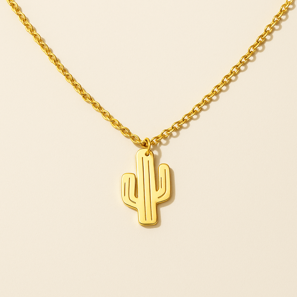 Desert Cactus Pendant