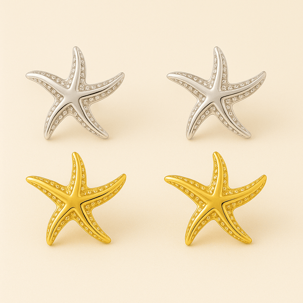 Petite Starfish Earrings