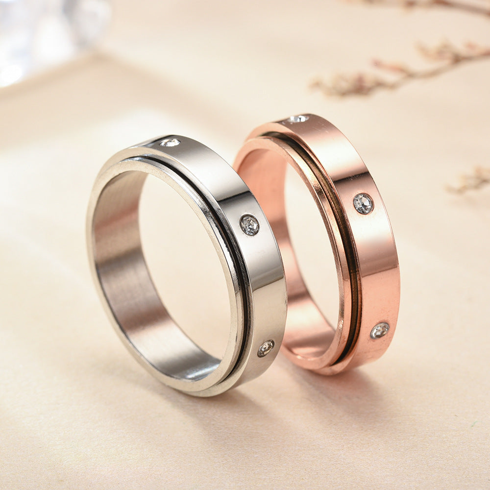 Rotating Love Ring
