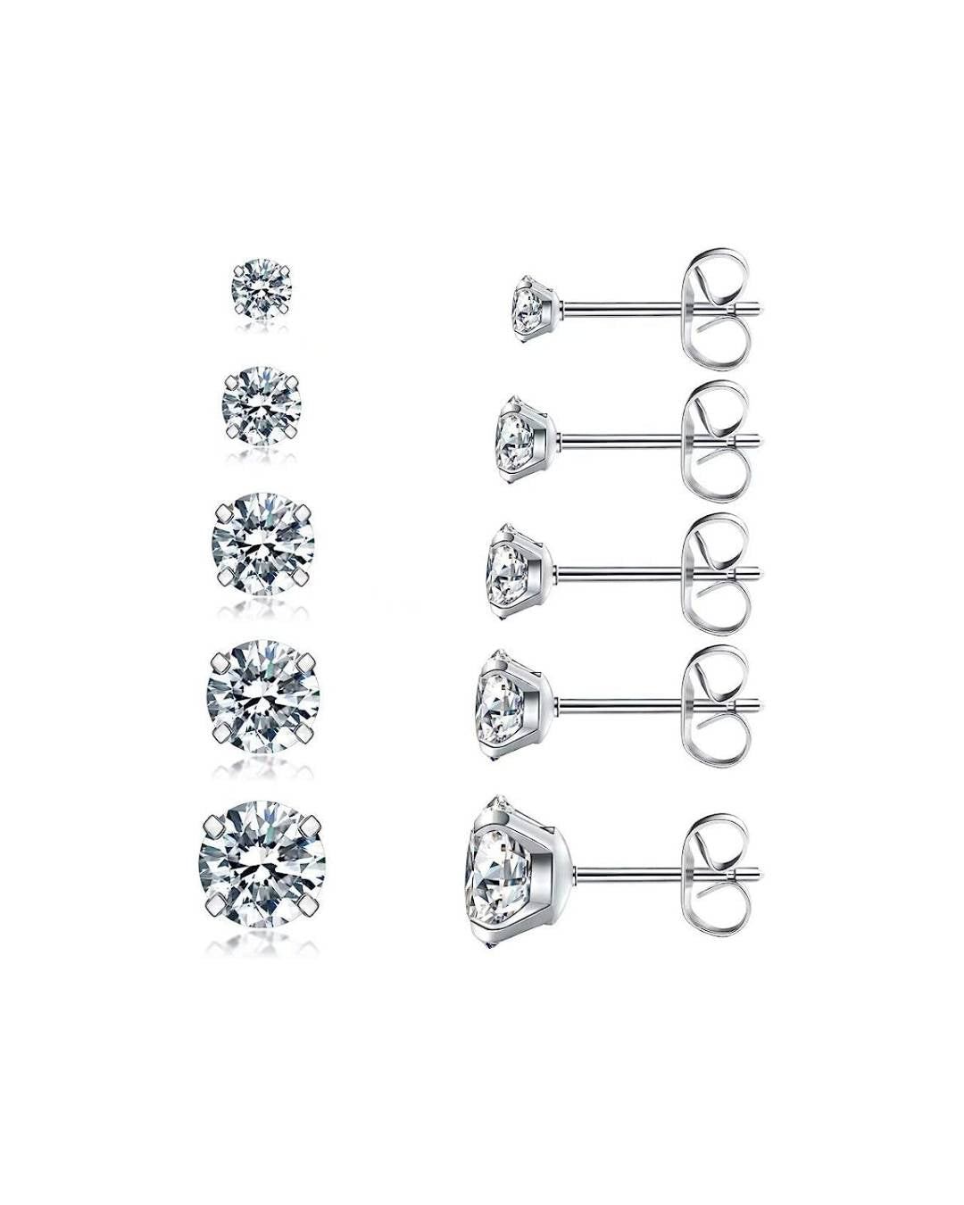 Stellar Stud Set (5 Pairs)