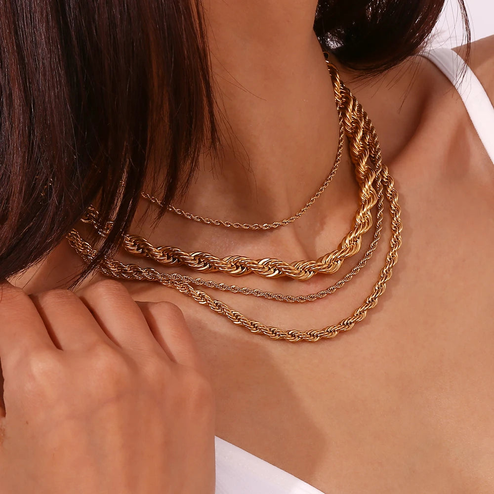 Twisted Rope Necklace